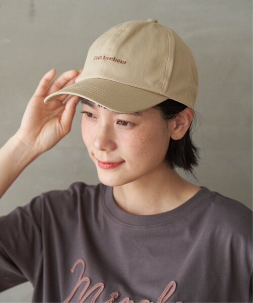 LBC（エルビーシー）の「ツイルロゴ刺繍キャップ（キャップ・レディース・ブラック/ブラウン/チャコール/ベージュ・FREE）」の15枚目の写真