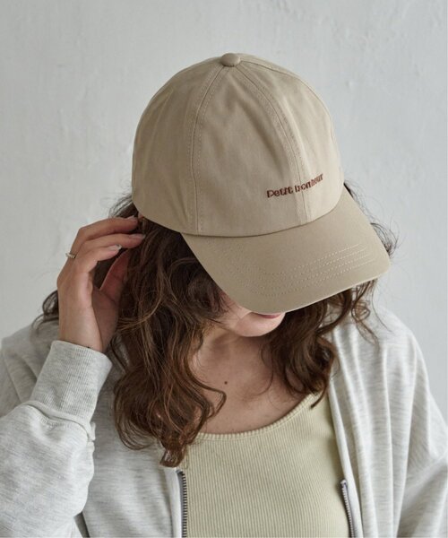 LBC（エルビーシー）の「ツイルロゴ刺繍キャップ（キャップ・レディース・ブラック/ブラウン/チャコール/ベージュ・FREE）」の6枚目の写真