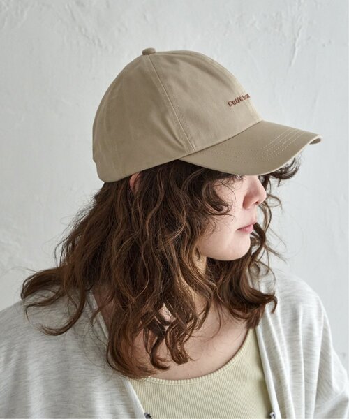 LBC（エルビーシー）の「ツイルロゴ刺繍キャップ（キャップ・レディース・ブラック/ブラウン/チャコール/ベージュ・FREE）」の7枚目の写真
