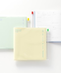 funlog（ファンログ）の「マークス 手帳 2026 スケジュール帳 2026年3月始まり 週間ブロック スクエア148 クリアスライドジッパー/ファンログ（手帳/メモ帳）」