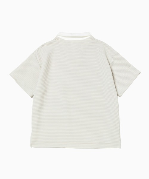 meanswhile(ミーンズワイル)の「Uneven Anonymous S/S Game SH(シャツ/ブラウス・メンズ・ブラック系/ホワイト・1(S)/2(M)/3(L))」の3枚目の写真