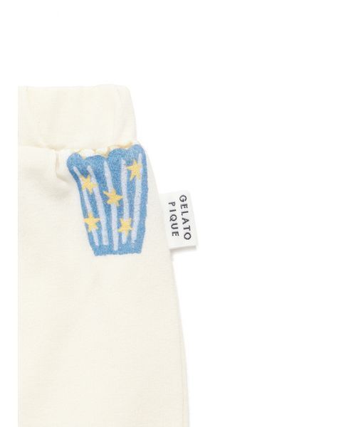 gelato pique(ジェラートピケ)の「【BABY】ポップコーン柄ハーフパンツ(その他ベビーウェア・キッズ・クリーム・80)」の9枚目の写真