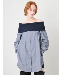 SORIN | Off Shoulder Shirt Tunic/オフショルダーシャツチュニック(シャツ/ブラウス)