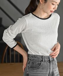 rps | 配色ふくれジャガードアソートカットソー(Tシャツ/カットソー)