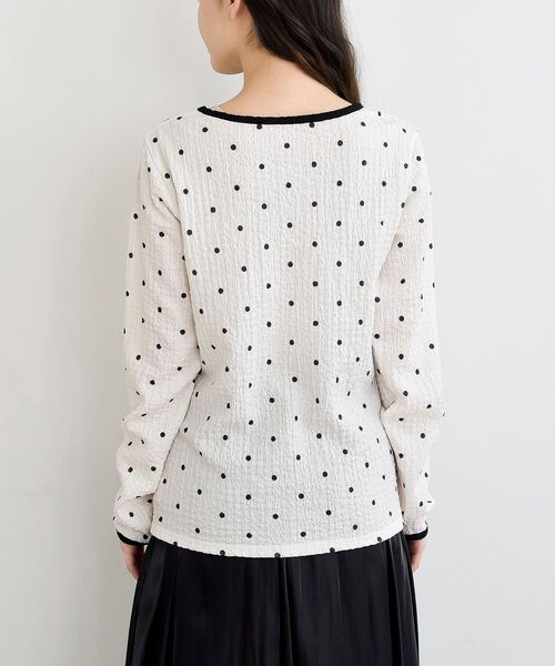 rps(アールピーエス)の「配色ふくれジャガードアソートカットソー(Tシャツ/カットソー・レディース・ホワイト系その他2/オフホワイト・フリー)」の20枚目の写真