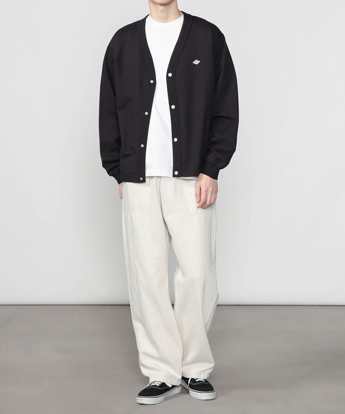 DANTON | コットンテリー Vネックカーディガン MEN（カーディガン