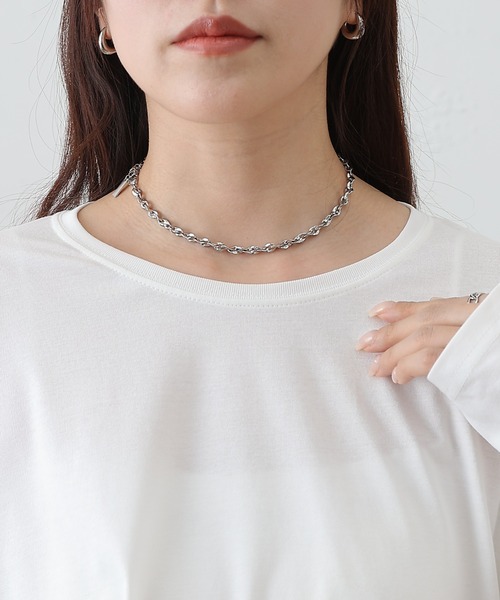 COLONY 2139（コロニートゥーワンスリーナイン）の「裾レースイレヘムTシャツ（Tシャツ/カットソー・レディース・オフホワイト/ブラック・FREE）」の17枚目の写真