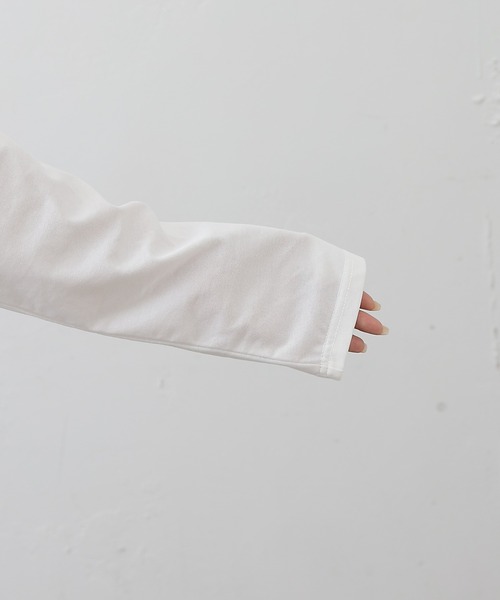 COLONY 2139（コロニートゥーワンスリーナイン）の「裾レースイレヘムTシャツ（Tシャツ/カットソー・レディース・オフホワイト/ブラック・FREE）」の18枚目の写真