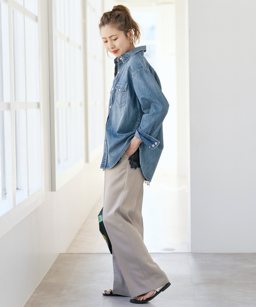Spick & Span(スピックアンドスパン)の「RED CARD TOKYO / レッドカード トーキョー 別注Noah*(シャツ/ブラウス・レディース・ブルー・X-SMALL)」の8枚目の写真