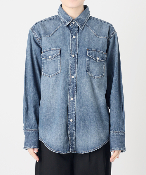 Spick & Span(スピックアンドスパン)の「RED CARD TOKYO / レッドカード トーキョー 別注Noah*(シャツ/ブラウス・レディース・ブルー・X-SMALL)」の10枚目の写真