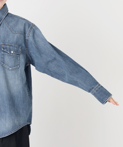 Spick & Span(スピックアンドスパン)の「RED CARD TOKYO / レッドカード トーキョー 別注Noah*(シャツ/ブラウス・レディース・ブルー・X-SMALL)」の14枚目の写真