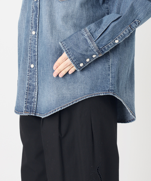 Spick & Span(スピックアンドスパン)の「RED CARD TOKYO / レッドカード トーキョー 別注Noah*(シャツ/ブラウス・レディース・ブルー・X-SMALL)」の15枚目の写真
