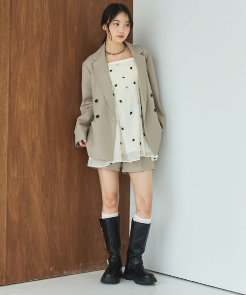 archives(アルシーヴ)の「【ONかわ】ウォッシャブルベルト付きショートパンツ(その他パンツ・レディース・ブラック/ベージュ/グレー・MEDIUM)」の10枚目の写真