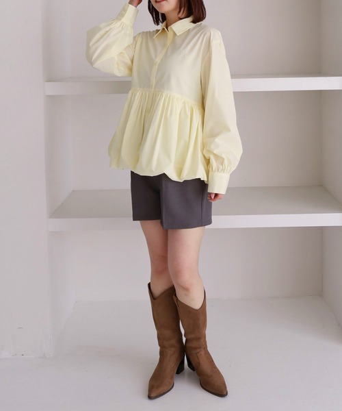 archives(アルシーヴ)の「【ONかわ】ウォッシャブルベルト付きショートパンツ(その他パンツ・レディース・ブラック/ベージュ/グレー・MEDIUM)」の18枚目の写真