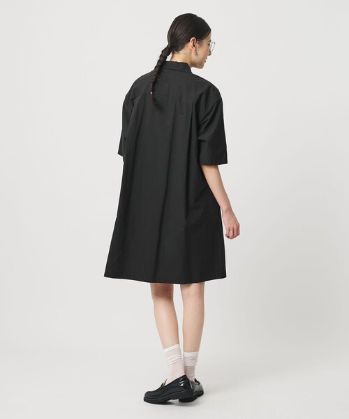 BEAUTY&YOUTH UNITED ARROWS（ビューティーアンドユースユナイテッドアローズ）の「コットンナイロン ミニ シャツワンピース（シャツワンピース・レディース・ホワイト/ライム/ブラック・FREE）」の7枚目の写真