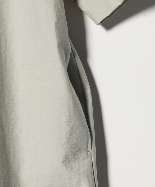 BEAUTY&YOUTH UNITED ARROWS（ビューティーアンドユースユナイテッドアローズ）の「コットンナイロン ミニ シャツワンピース（シャツワンピース・レディース・ホワイト/ライム/ブラック・FREE）」の12枚目の写真