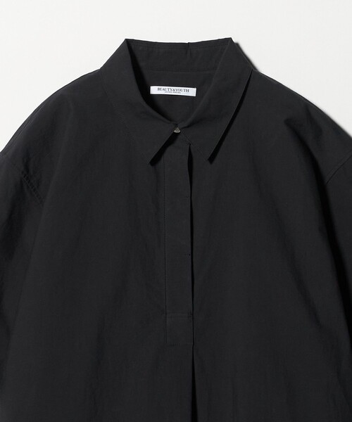 BEAUTY&YOUTH UNITED ARROWS（ビューティーアンドユースユナイテッドアローズ）の「コットンナイロン ミニ シャツワンピース（シャツワンピース・レディース・ホワイト/ライム/ブラック・FREE）」の18枚目の写真