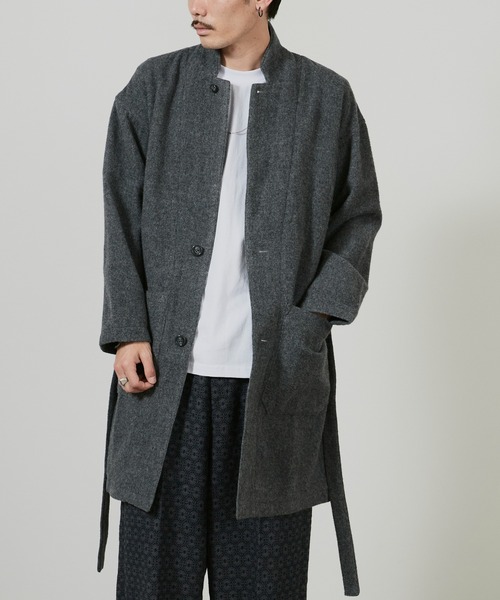 superNova.(スーパーノヴァ)の「superNova. Wind Robe - wool /SN-119SPB(ブルゾン・メンズ・グレー・S)」の4枚目の写真