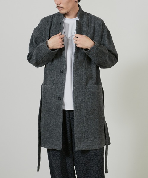 superNova.(スーパーノヴァ)の「superNova. Wind Robe - wool /SN-119SPB(ブルゾン・メンズ・グレー・S)」の6枚目の写真