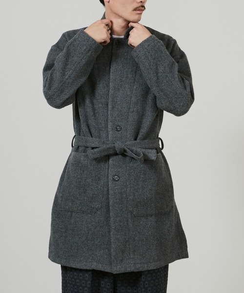 superNova.(スーパーノヴァ)の「superNova. Wind Robe - wool /SN-119SPB(ブルゾン・メンズ・グレー・S)」の2枚目の写真