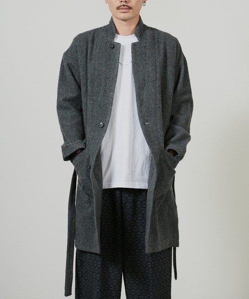 superNova.(スーパーノヴァ)の「superNova. Wind Robe - wool /SN-119SPB(ブルゾン・メンズ・グレー・S)」の5枚目の写真