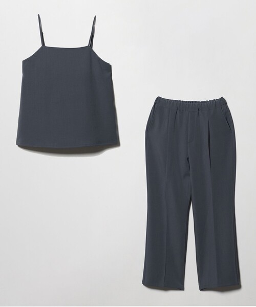 A DAY IN THE LIFE UNITED ARROWS(アデイインザライフユナイテッドアローズ)の「ツイルキャミ+パンツ ‐セットアイテム‐ <A DAY IN THE LIFE>(ワンピース・レディース・ブラック/ダークグレー/モカ・FREE)」の19枚目の写真