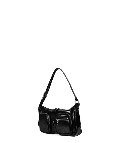 MARGE SHERWOOD（マージシャーウッド）の「OUTPOCKET HOBO（ショルダーバッグ・レディース・ブラック・OS）」の3枚目の写真