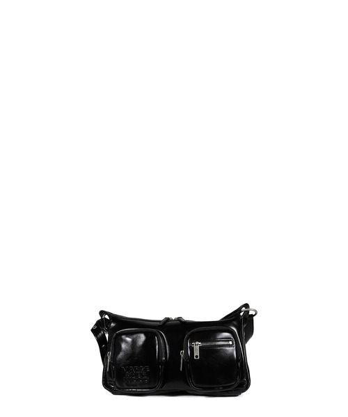 MARGE SHERWOOD（マージシャーウッド）の「OUTPOCKET HOBO（ショルダーバッグ・レディース・ブラック・OS）」の4枚目の写真