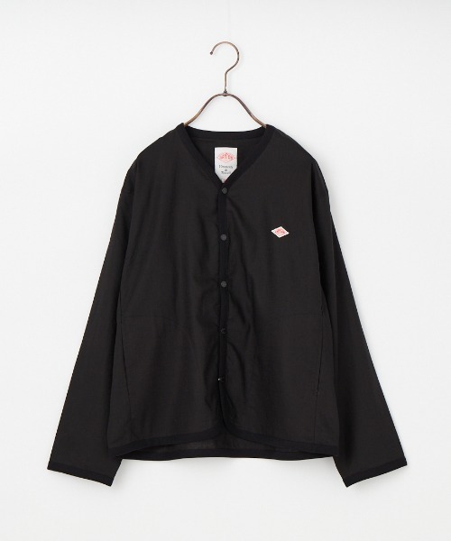 DANTON（ダントン）の「[DANTON/ダントン] Vネック リネンシャツカーディガン（シャツ/ブラウス・レディース・グレイッシュベージュ/ブラック/ピンク・40/42）」の22枚目の写真