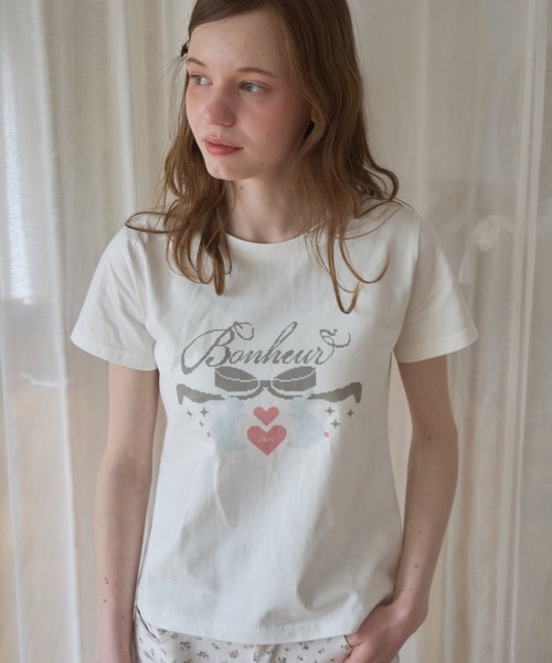 ロマンティア セール】ロマンティックグラフィックT/Romantic Graphic T-shirt（T