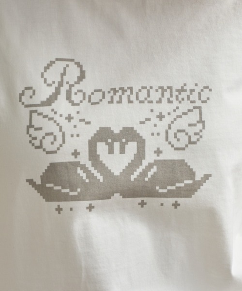 Birthday room(バースデイルーム)の「ロマンティックグラフィックT/Romantic Graphic T-shirt(Tシャツ/カットソー・レディース・ピンク/ライトブルー/グレー/ネイビー・FREE)」の5枚目の写真