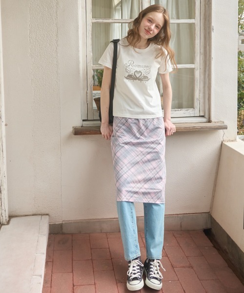 Birthday room(バースデイルーム)の「ロマンティックグラフィックT/Romantic Graphic T-shirt(Tシャツ/カットソー・レディース・ピンク/ライトブルー/グレー/ネイビー・FREE)」の15枚目の写真