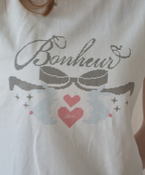 Birthday room(バースデイルーム)の「ロマンティックグラフィックT/Romantic Graphic T-shirt(Tシャツ/カットソー・レディース・ピンク/ライトブルー/グレー/ネイビー・FREE)」の19枚目の写真