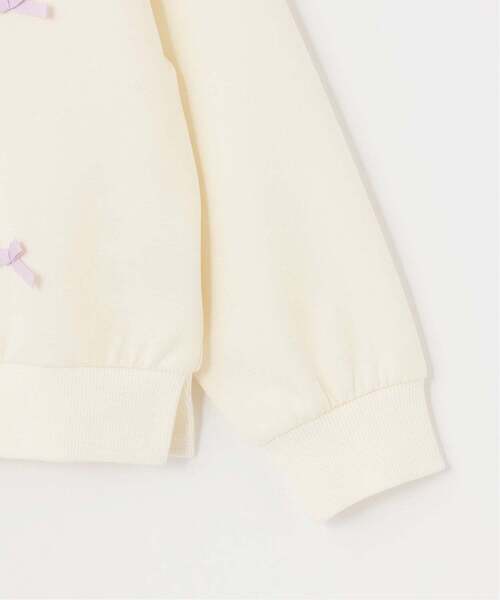 Lycee mine（リセマイン）の「【スクール対応】【パフスウェット】リボンプルオーバー（スウェット・キッズ・ブラック/サックスブルー/アイボリー・100cm/130cm/120cm/140cm/150cm/110cm）」の19枚目の写真