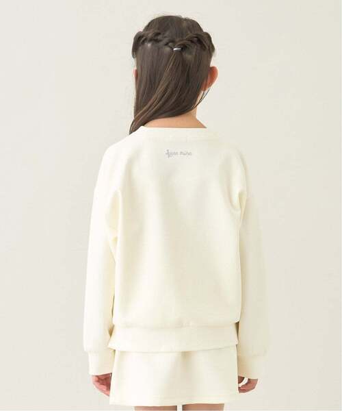 Lycee mine（リセマイン）の「【スクール対応】【パフスウェット】リボンプルオーバー（スウェット・キッズ・ブラック/サックスブルー/アイボリー・100cm/130cm/120cm/140cm/150cm/110cm）」の5枚目の写真