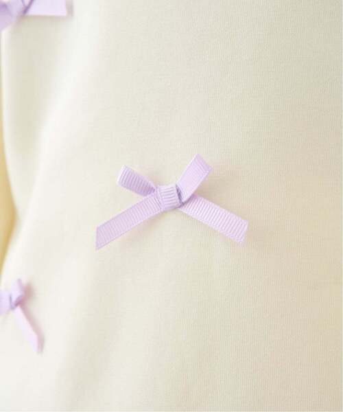 Lycee mine（リセマイン）の「【スクール対応】【パフスウェット】リボンプルオーバー（スウェット・キッズ・ブラック/サックスブルー/アイボリー・100cm/130cm/120cm/140cm/150cm/110cm）」の6枚目の写真