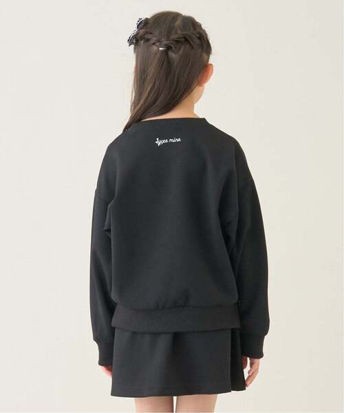 Lycee mine（リセマイン）の「【スクール対応】【パフスウェット】リボンプルオーバー（スウェット・キッズ・ブラック/サックスブルー/アイボリー・100cm/130cm/120cm/140cm/150cm/110cm）」の12枚目の写真