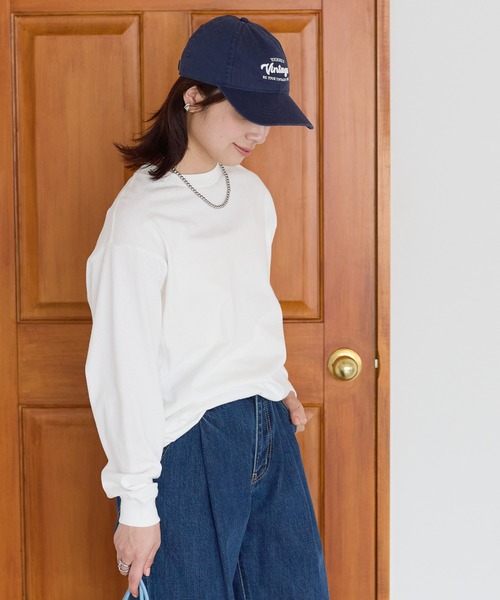 etre pret（エトレプレ）の「ヴィンテージライク ピグメントダイ長袖Tシャツ（Tシャツ/カットソー・レディース・オフホワイト/ブラック・MEDIUM/SMALL/X-LARGE/LARGE）」の22枚目の写真