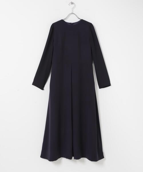 URBAN RESEARCH ROSSO WOMEN(アーバンリサーチ ロッソ)の「kaene シフォン合わせロングワンピース(ワンピース・レディース・ネイビー/ベージュ・MEDIUM)」の21枚目の写真