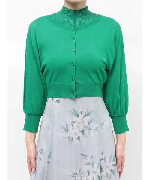 MERCURYDUO（マーキュリーデュオ）の「2WAYシアーコンパクトカーディガン（カーディガン/ボレロ・レディース・ベビーピンク/ブラック/オフホワイト/グリーン・FREE）」の16枚目の写真