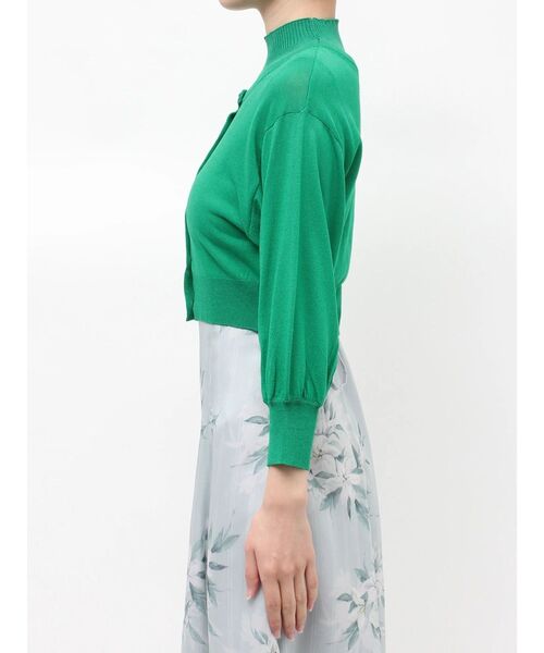 MERCURYDUO（マーキュリーデュオ）の「2WAYシアーコンパクトカーディガン（カーディガン/ボレロ・レディース・ベビーピンク/ブラック/オフホワイト/グリーン・FREE）」の15枚目の写真