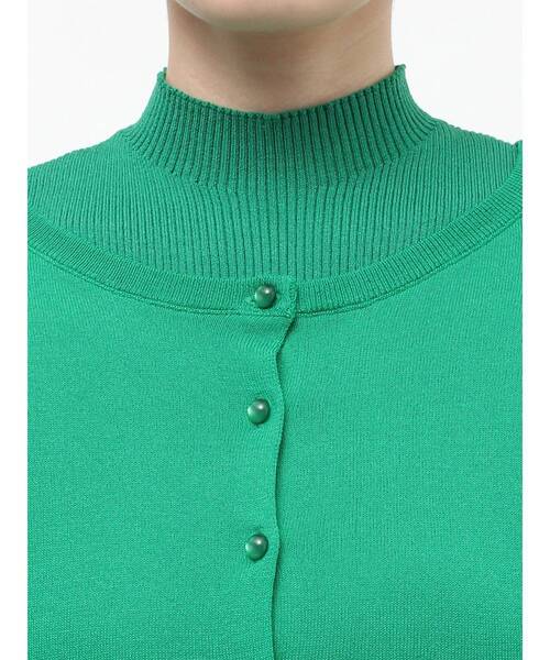 MERCURYDUO（マーキュリーデュオ）の「2WAYシアーコンパクトカーディガン（カーディガン/ボレロ・レディース・ベビーピンク/ブラック/オフホワイト/グリーン・FREE）」の13枚目の写真