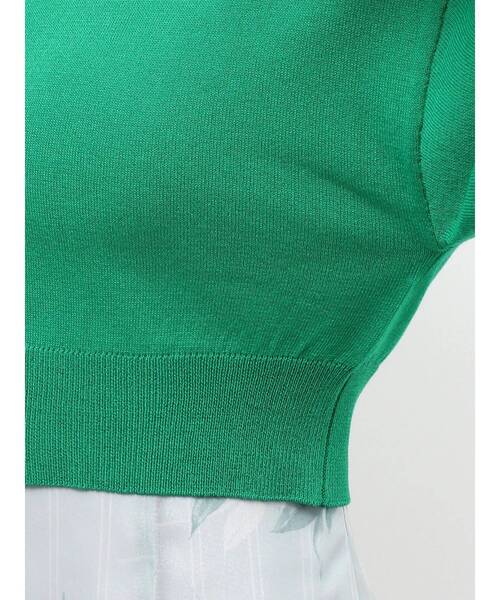 MERCURYDUO（マーキュリーデュオ）の「2WAYシアーコンパクトカーディガン（カーディガン/ボレロ・レディース・ベビーピンク/ブラック/オフホワイト/グリーン・FREE）」の11枚目の写真