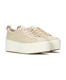 Keds ケッズ スカイラー スリップオン レザー ナチュラルホワイト