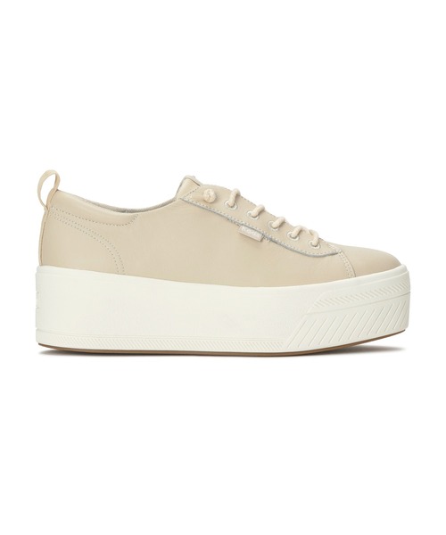 Keds(ケッズ)の「Keds ケッズ スカイラー スリップオン レザー ナチュラルホワイト(スニーカー・レディース・オフホワイト・22.5cm/25.0cm/24.5cm/24.0cm/23.5cm/23.0cm)」の2枚目の写真