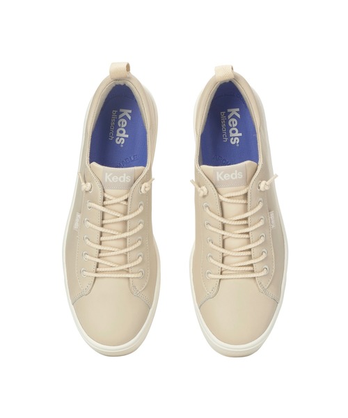 Keds(ケッズ)の「Keds ケッズ スカイラー スリップオン レザー ナチュラルホワイト(スニーカー・レディース・オフホワイト・22.5cm/25.0cm/24.5cm/24.0cm/23.5cm/23.0cm)」の3枚目の写真