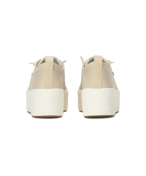 Keds(ケッズ)の「Keds ケッズ スカイラー スリップオン レザー ナチュラルホワイト(スニーカー・レディース・オフホワイト・22.5cm/25.0cm/24.5cm/24.0cm/23.5cm/23.0cm)」の4枚目の写真