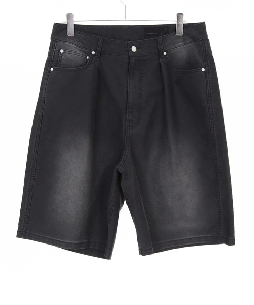 ADAM PATEK(アダムパテック)の「mp14756-blasted light moleskin wide shorts ショートパンツ(AP2618014)(その他パンツ・メンズ・ブルー/ブラック・2/1)」の10枚目の写真