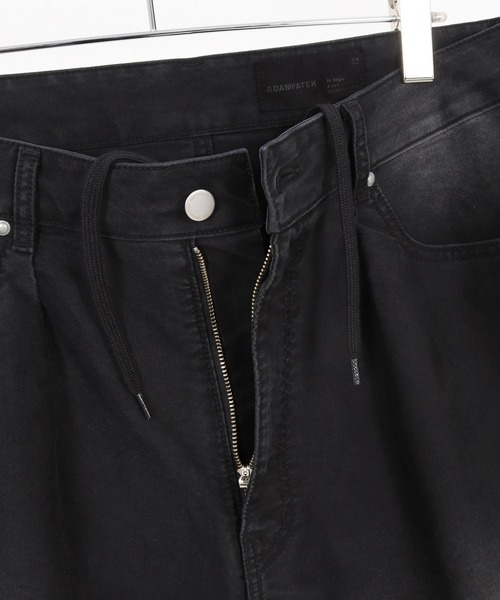 ADAM PATEK(アダムパテック)の「mp14756-blasted light moleskin wide shorts ショートパンツ(AP2618014)(その他パンツ・メンズ・ブルー/ブラック・2/1)」の13枚目の写真