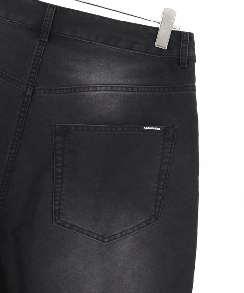 ADAM PATEK(アダムパテック)の「mp14756-blasted light moleskin wide shorts ショートパンツ(AP2618014)(その他パンツ・メンズ・ブルー/ブラック・2/1)」の16枚目の写真